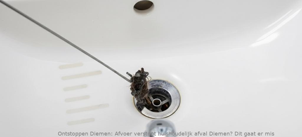 Afvoer verstopt huishoudelijk afval Diemen? Dit gaat er mis