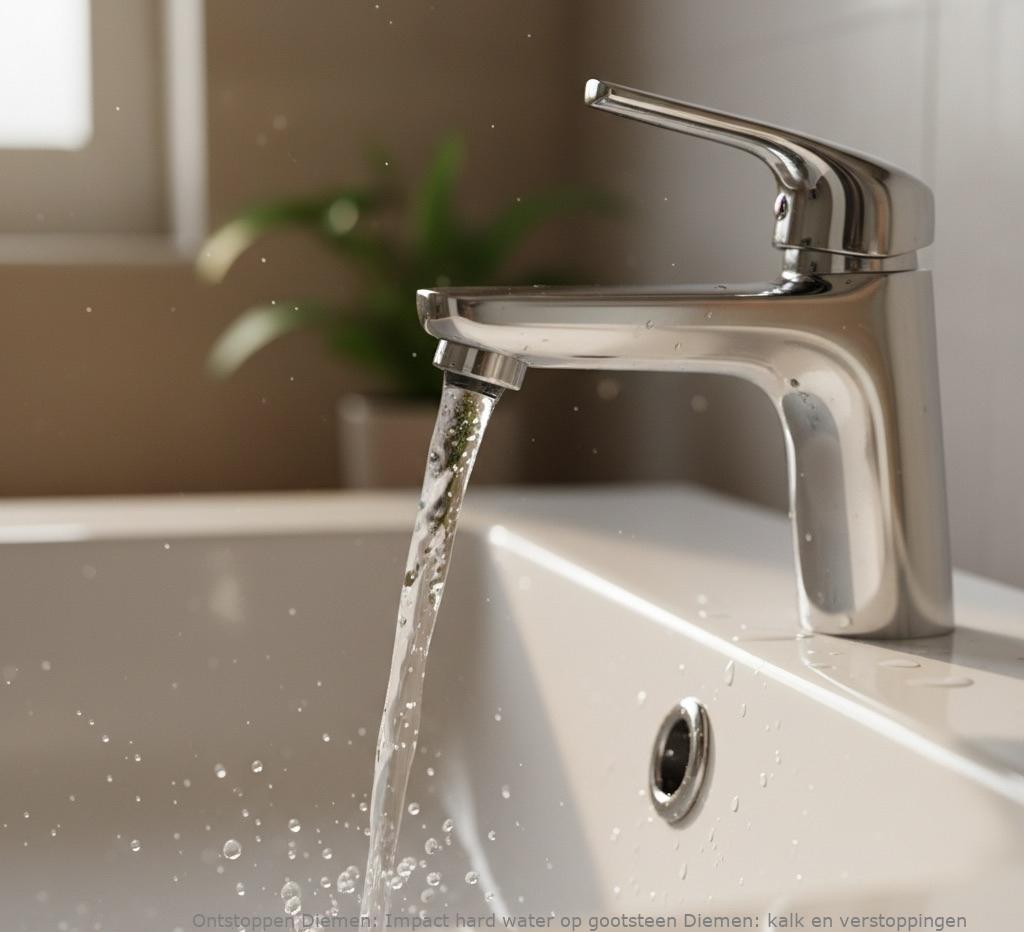 Impact hard water op gootsteen Diemen: kalk en verstoppingen