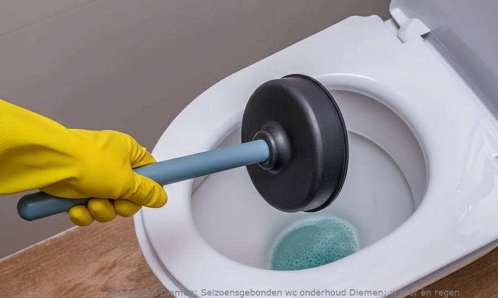 Seizoensgebonden wc onderhoud Diemen: winter en regen