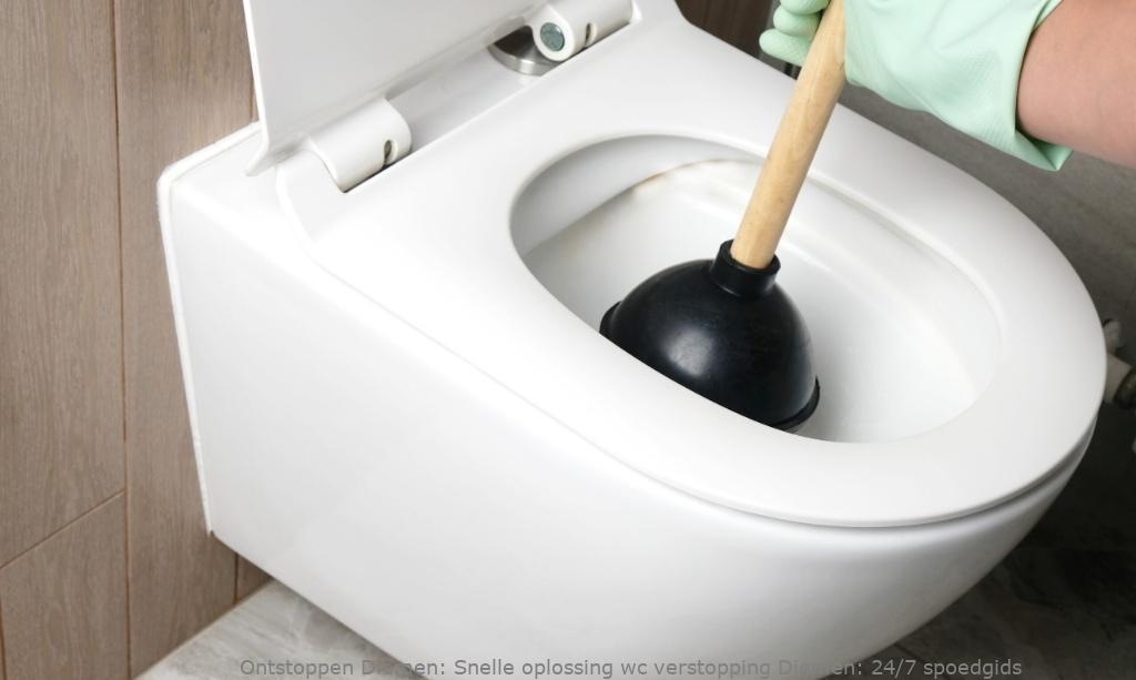 Snelle oplossing wc verstopping Diemen: 24/7 spoedgids
